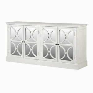 Leura White Mirrored Sideboard
