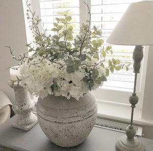 Large Corfe Aged Stone Vase