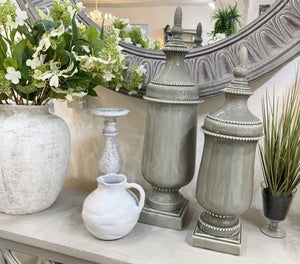 Louisa Lidded Urn - 2 Sizes
