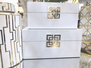 Manami White and Gold Boxes