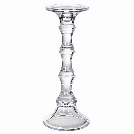 Duo Glass Candlestick