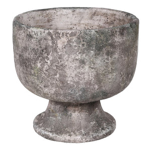 Large Mura Stone Footed Vase