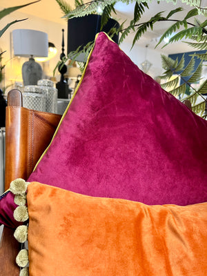 Berry and Lime Meridian Cushion - 3 Options