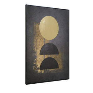 Hugh Foil Framed Canvas