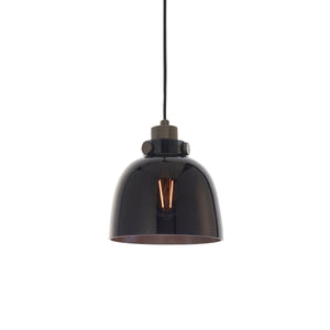 Stamford Black Glass Light