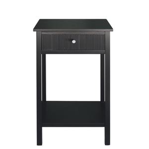 Black Lindon End Table