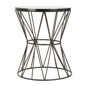 Rabia Marble Top Side Table