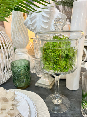 Faux Green Moss Bunch