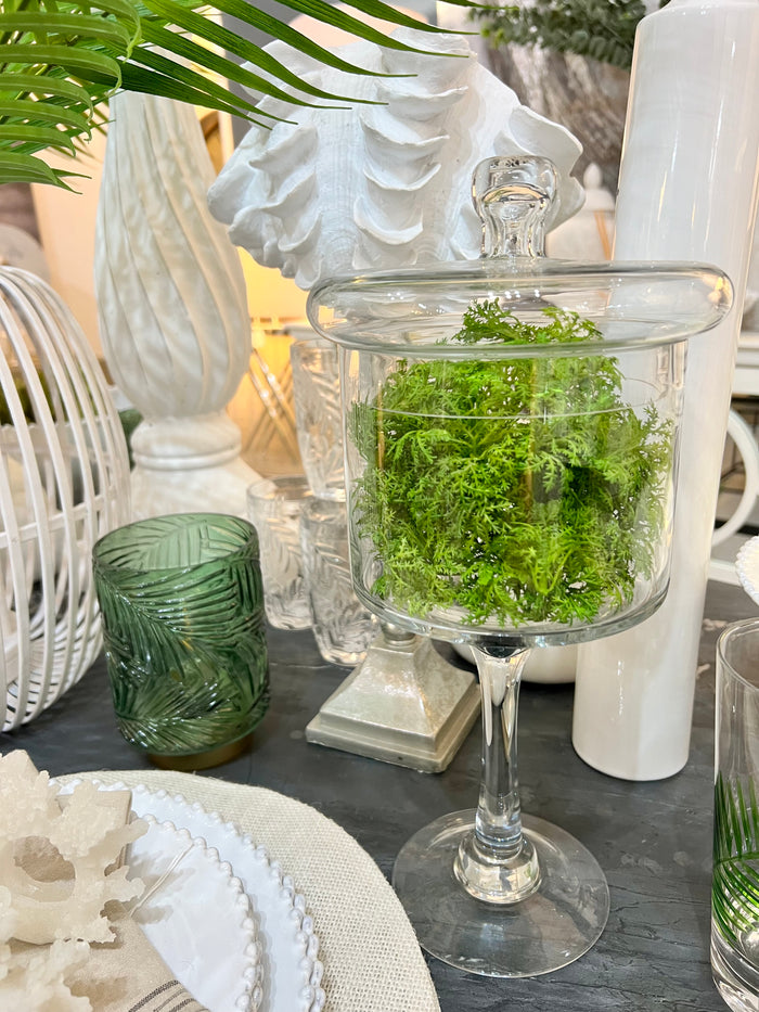 Faux Green Moss Bunch