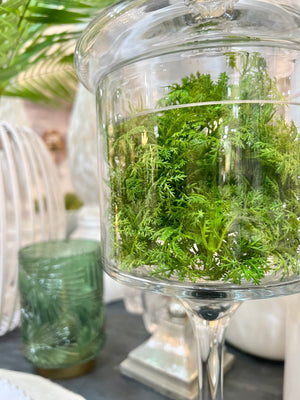 Faux Green Moss Bunch