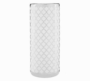 White and Silver Jessica Umbrella Stand