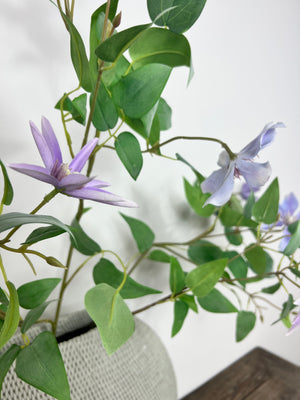 Tall Purple Clematis Spray
