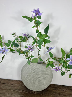 Tall Purple Clematis Spray