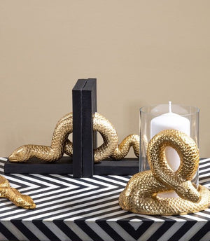 Serpent Bookends