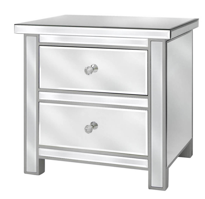Abbey Mirrored Bedside