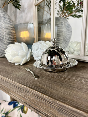 Nickel Butter Pot