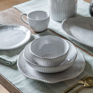 Desi Organic Ribbed Dinner Setting