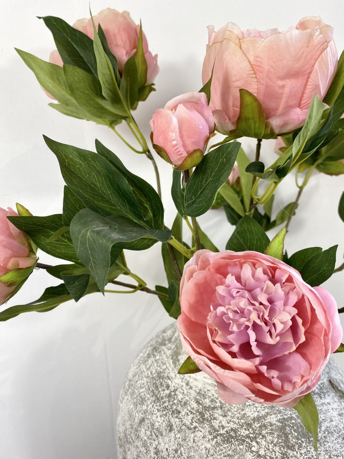Pink Peony Spray