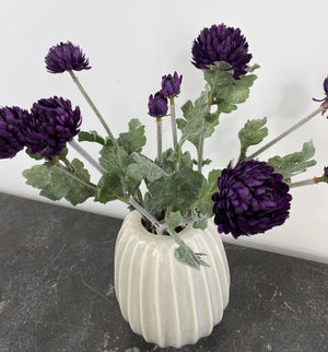Snowball Chrysanthemum Stems - 3 Colours
