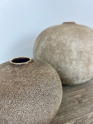 Nutmeg Linford Round Vase - 2 Sizes