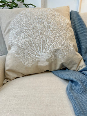 Lila Coral Cushion