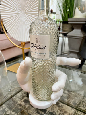 White Hand Bottle Holder