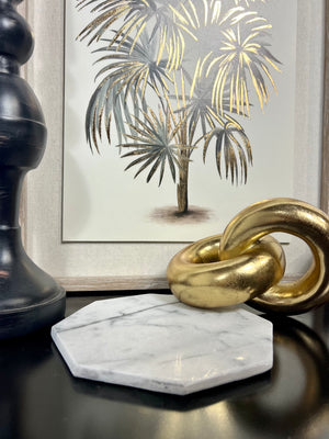 Moira Octagon Marble Tray